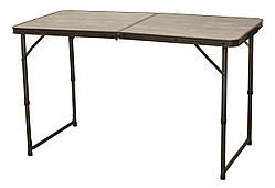 Стіл складний портативний 120х60х70 см Time Eco 017 МА Коричневий (4000810001415_2)