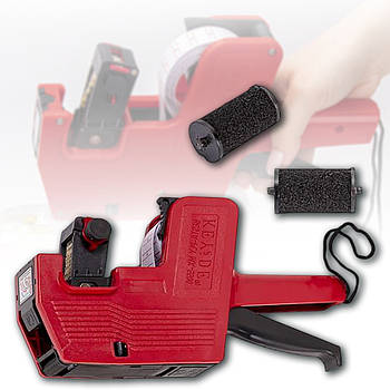 Пластиковий етикет-пістолет однорядковий чорнильний MX-5500 в упаковці 1 шт