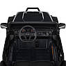 Дитячий електромобіль на акумуляторі Джип Jeep M 6065 з пультом радіокерування для дітей 3-8 років Чорний, фото 8