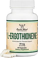 Double Wood L-Ergothioneine / L-ерготионеїн підтримка здорового старіння 30 мг 60 капсул