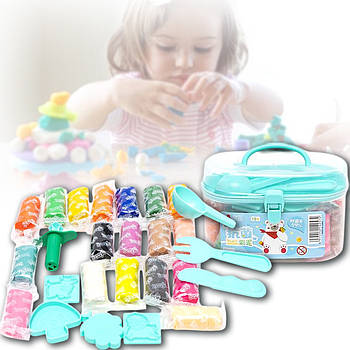 Ароматизований моделін у відрі з 18 різними кольорами №2115 в упаковці 1 шт