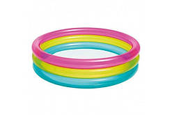 Надувний дитячий басейн Intex 57104NP Rainbow Baby Pool