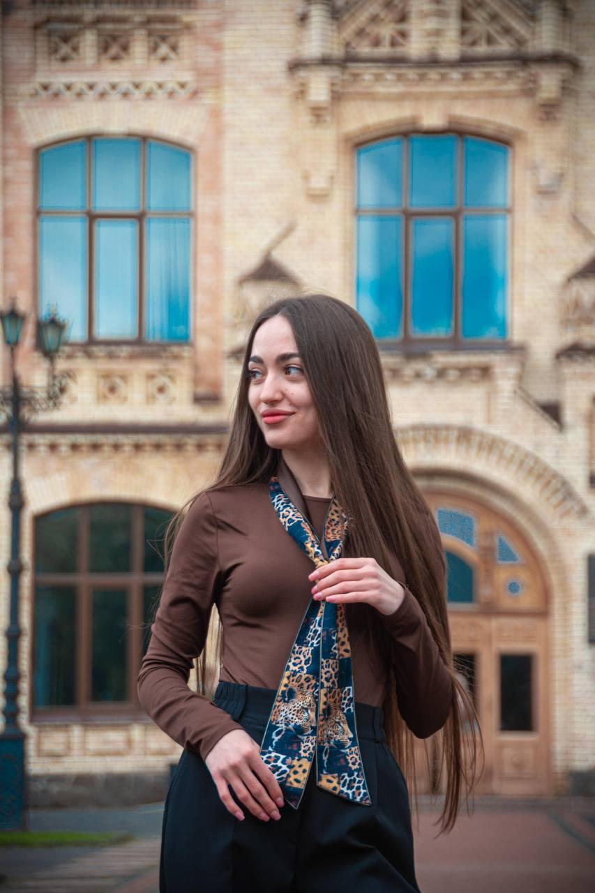 Твіллі дизайнерське My Scarf "Леопард"