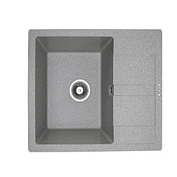 Гранітна мийка для кухні VALESO ARIA 5851 матова Сіра