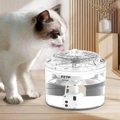 Розумна поїлка-фонтан для котів і собак питний фонтанчик для тварин прозора