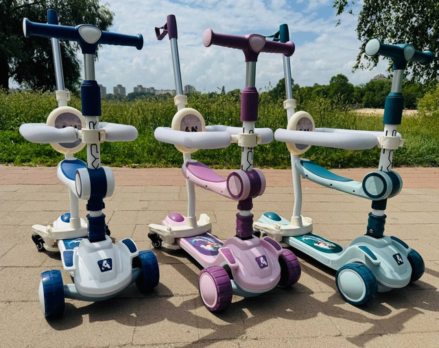 Дитячий самокат 3в1