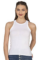 Женская майка-борцовка хлопок в рубчик - Ozkan 27464