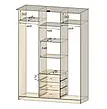 Шафа трьохдверна із дзеркалом і шухлядами Холдинг Дарина ширина 150 см, фото 10