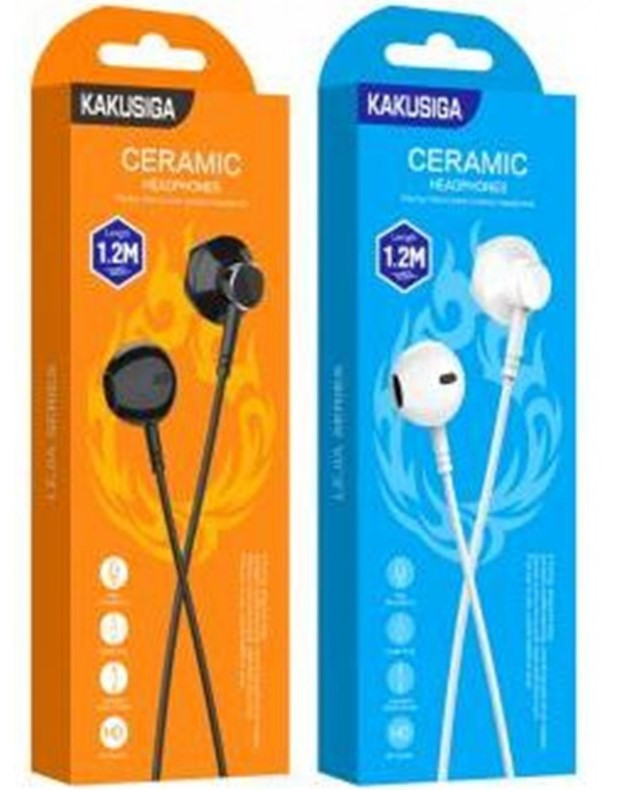 Навушники дротові вкладки KAKUSIGA KSC-578 YU227
