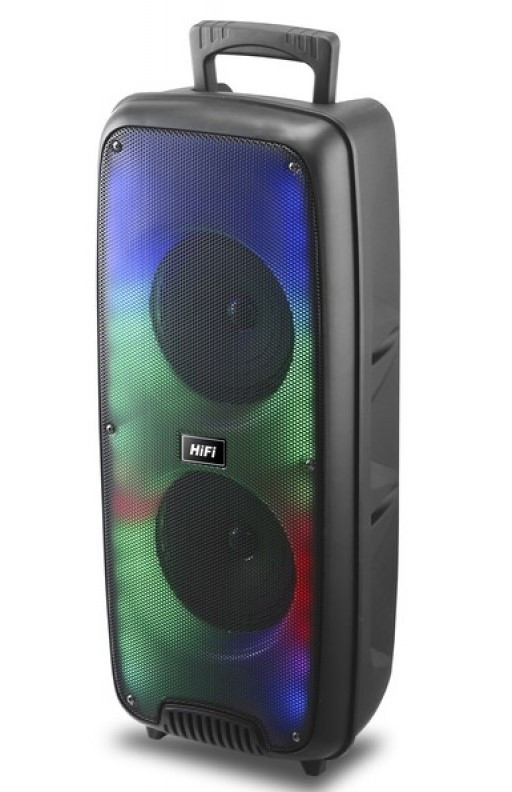 Акустична система RX-6258 (6.5"х2) (8"x2) (20 W) (Провідний мікрофон) (2400mAh) (Пульт) YU227