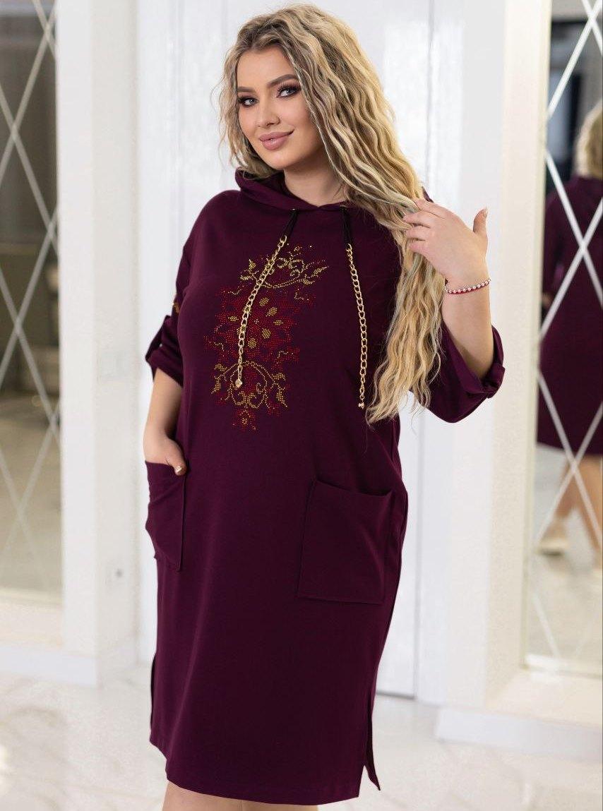 Сукня туніка з елементами вишиванки 9353, фото 1