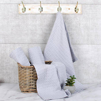 Рушник Aisha Вафельний 40*60см 3939_bez_bordjura___sirijj G-Rich