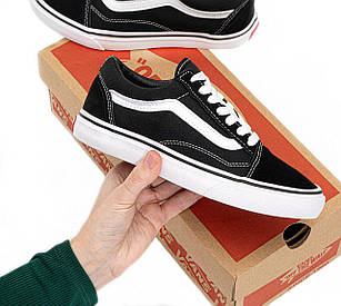 Жіночі чорні Кеди Vans Old Skool