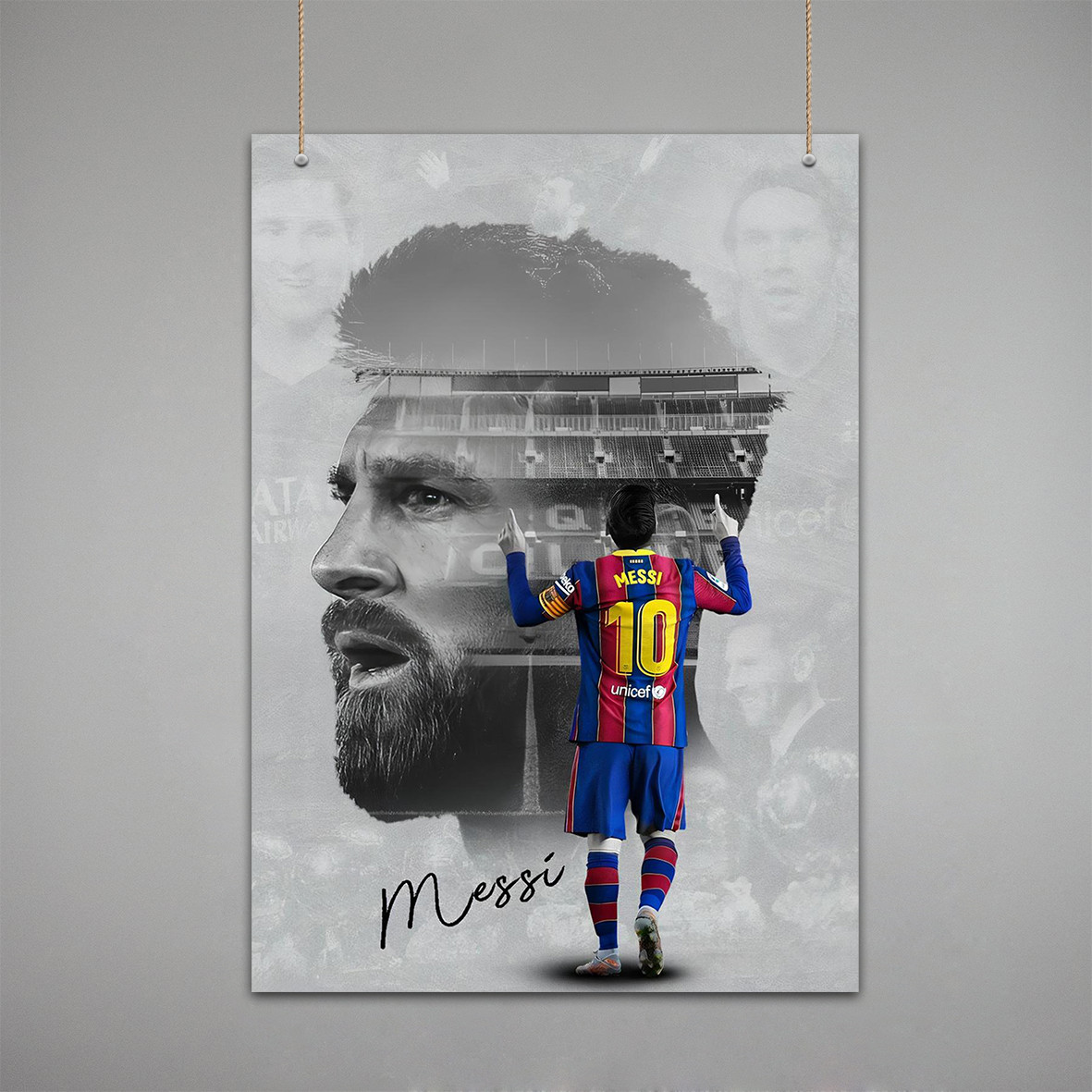 Постер Футбол: "Легенда Мессі" — міць і натхнення на кожній стіні, фото 1