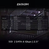 SSD накопичувач 120 ГБ 2.5" SATA III TLC | Внутрішній твердотільний диск для ноутбука і ПК, фото 5
