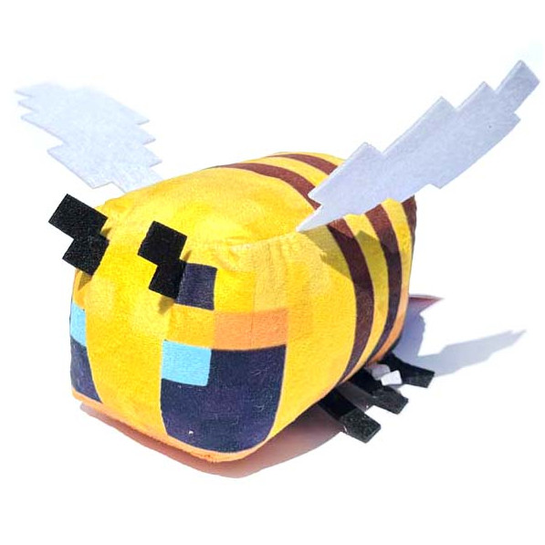 М’яка іграшка МК Бджола Бджілка Майнкрафт Minecraft Україна 15*10*9см (00663-71), фото 1