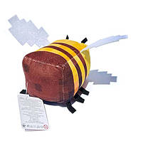 М’яка іграшка МК Бджола Бджілка Майнкрафт Minecraft Україна 15*10*9см (00663-71), фото 3