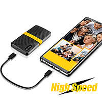 Портативний SSD Kodak X200 512 ГБ USB 3.1 Type-C — зовнішній твердотільний накопичувач для ноутбука, ПК та смартфона