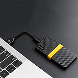 Портативний SSD Kodak X200 512 ГБ USB 3.1 Type-C — зовнішній твердотільний накопичувач для ноутбука, ПК та смартфона, фото 3
