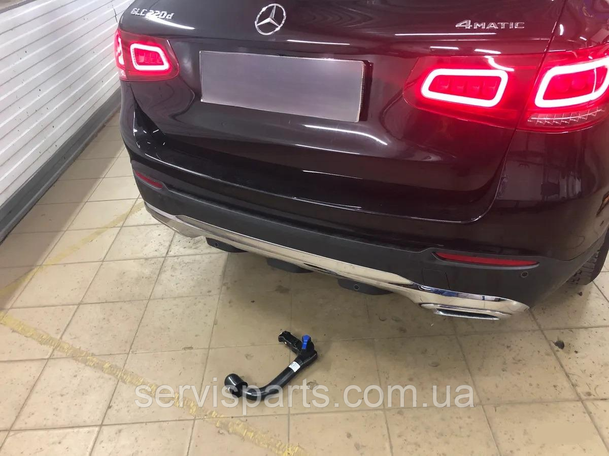 Фаркоп Mercedes GLC X253 2015-2022 (Мерседес GLC X253) швидкоз'ємний гак на ключах