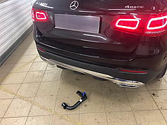 Фаркоп Mercedes GLC X253 2015-2022 (Мерседес GLC X253) швидкоз'ємний гак на ключах