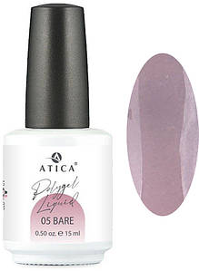 Рідкий полігель Polygel Liquid No05 Bare Atica, 15 мл
