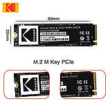 Внутрішній SSD Kodak M2 NVMe PCIe 3.0 Gen3x4 M.2 2280 512 ГБ – високошвидкісний твердотільний накопичувач для ПК і ноутбука, фото 6