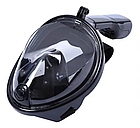 Маска для підводного плавання дайвінгу Tribord Easybreath Black/ Водолазна маска кріпленням для камери, фото 5