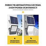 LED Прожектор VARGO на сонячній батареї 100W з датчиком руху, фото 3