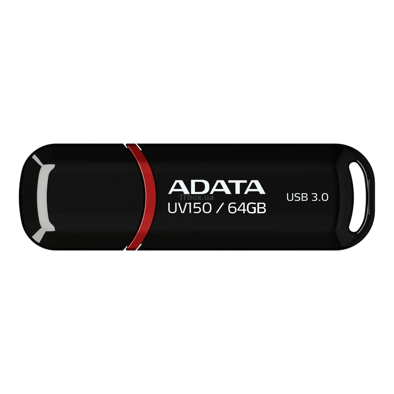USB флешка ADATA UV150 64GB USB 3.0 чорна – швидкий накопичувач для комп’ютера, ноутбука та авто