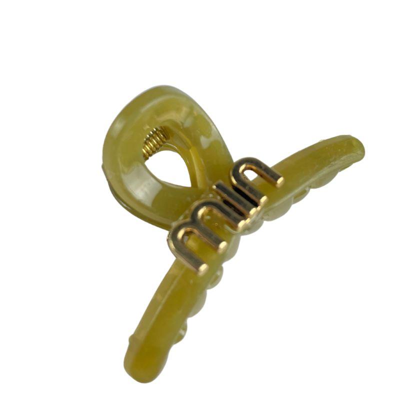 Заколка для волосся MIU MIU Marble Green 4.5cm, фото 1