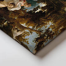 Картина на полотні "Антоніо да Корреджо – Леда і лебідь, Antonio da Correggio - Leda and the Swan", 60×75см, фото 4