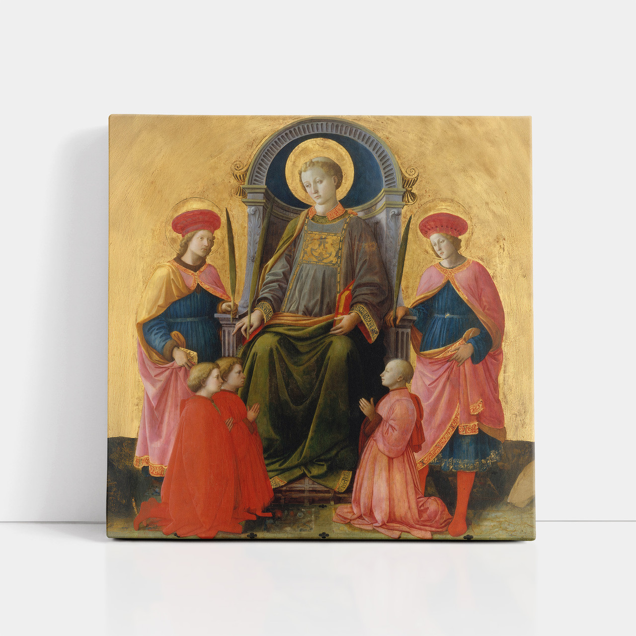Картина на полотні "Філіппо Ліппі – Святий Лаврентій, Filippo Lippi - Saint Lawrence", 60×60см