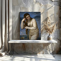 Картина на полотні "Тіціан – Венера, що піднімається з моря, Titian - Venus Rising from the Sea", 60×45см, фото 3