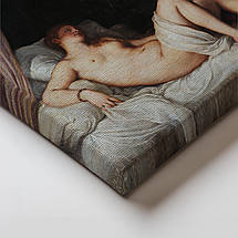 Картина на полотні "Тіціан – Даная, Titian - Danae", 42×60см, фото 4