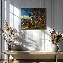 Картина на полотні "Тіціан – Вакх і Аріадна, Titian - Bacchus and Ariadne", 60×66см, фото 3