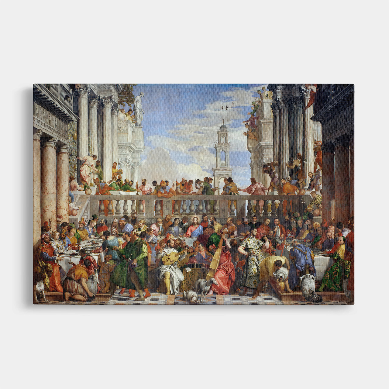 Картина на полотні "Паоло Веронезе – Весілля в Кані, Paolo Veronese - The Wedding at Cana", 60×88см