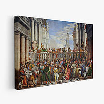 Картина на полотні "Паоло Веронезе – Весілля в Кані, Paolo Veronese - The Wedding at Cana", 60×88см, фото 2