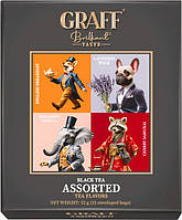 Чай Graff Assorted Граф Асорті чорний 32 пакетики (4 види по 8 шт)