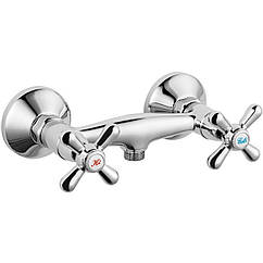 Змішувач для душу двовентильний FERRO Retro хром латунь без душового набору XD7