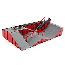 Игровой набор Пальчиковый скейт парк 8 в 1 + фингерборд