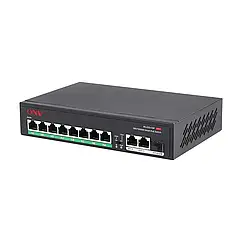 PoE-комутатор некерований 11-портовий ONV-H1108PFD з 8 портами PoE (73-00061)