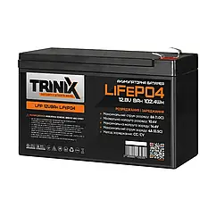 Акумуляторна батарея літій-залізо-фосфатна 12.8В 8А*год Trinix LFP 12V8Ah LiFePO4 (44-00094)