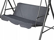 Качеля садова 3-місна з матрацом гойдалка для саду/дачі, до 260 кг, фото 6