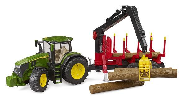 Модель Bruder Трактор John Deere з причепом і маніпулятором 1:16 (03154)