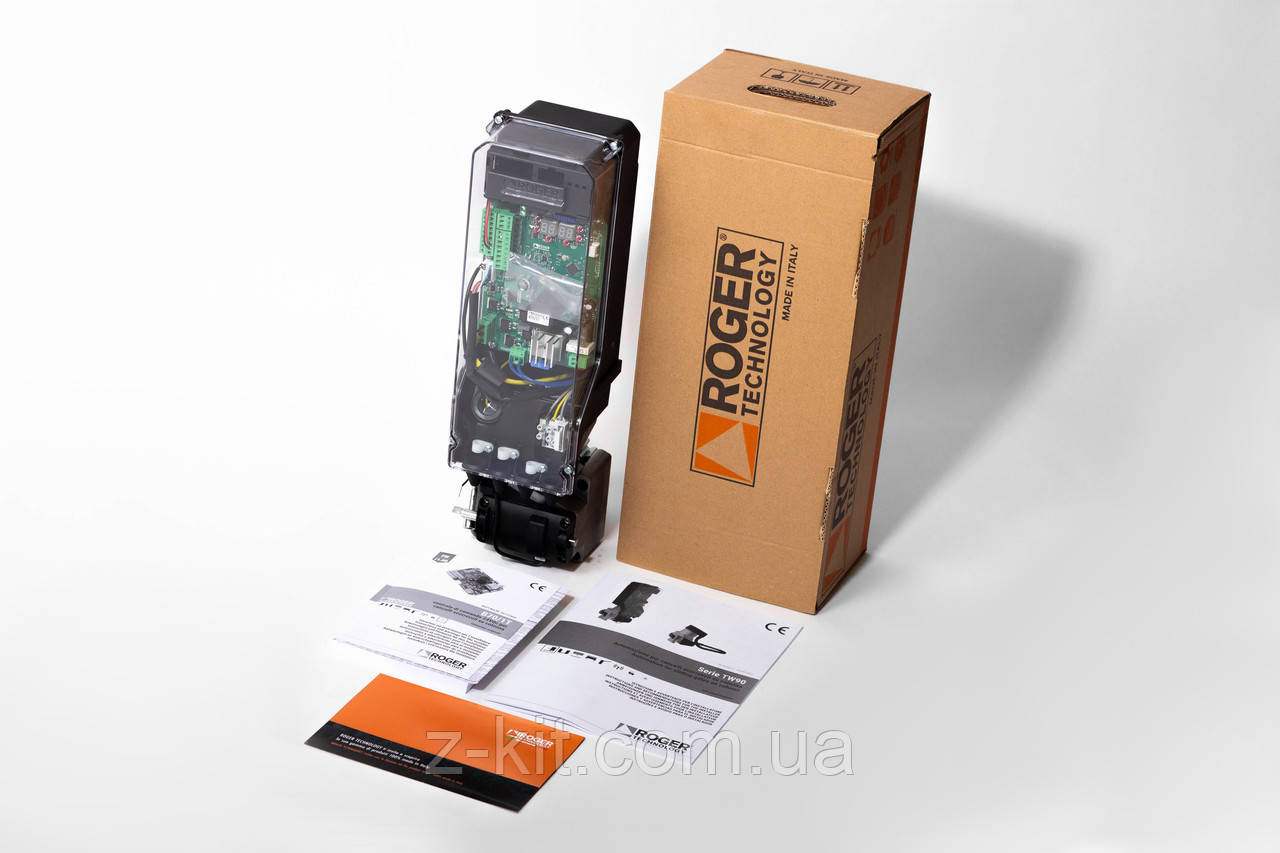 TW90/600/HS Безщітковий двигун 24V DC HIGH SPEED для відкатних воріт до 600 кг. Roger Technology, фото 1