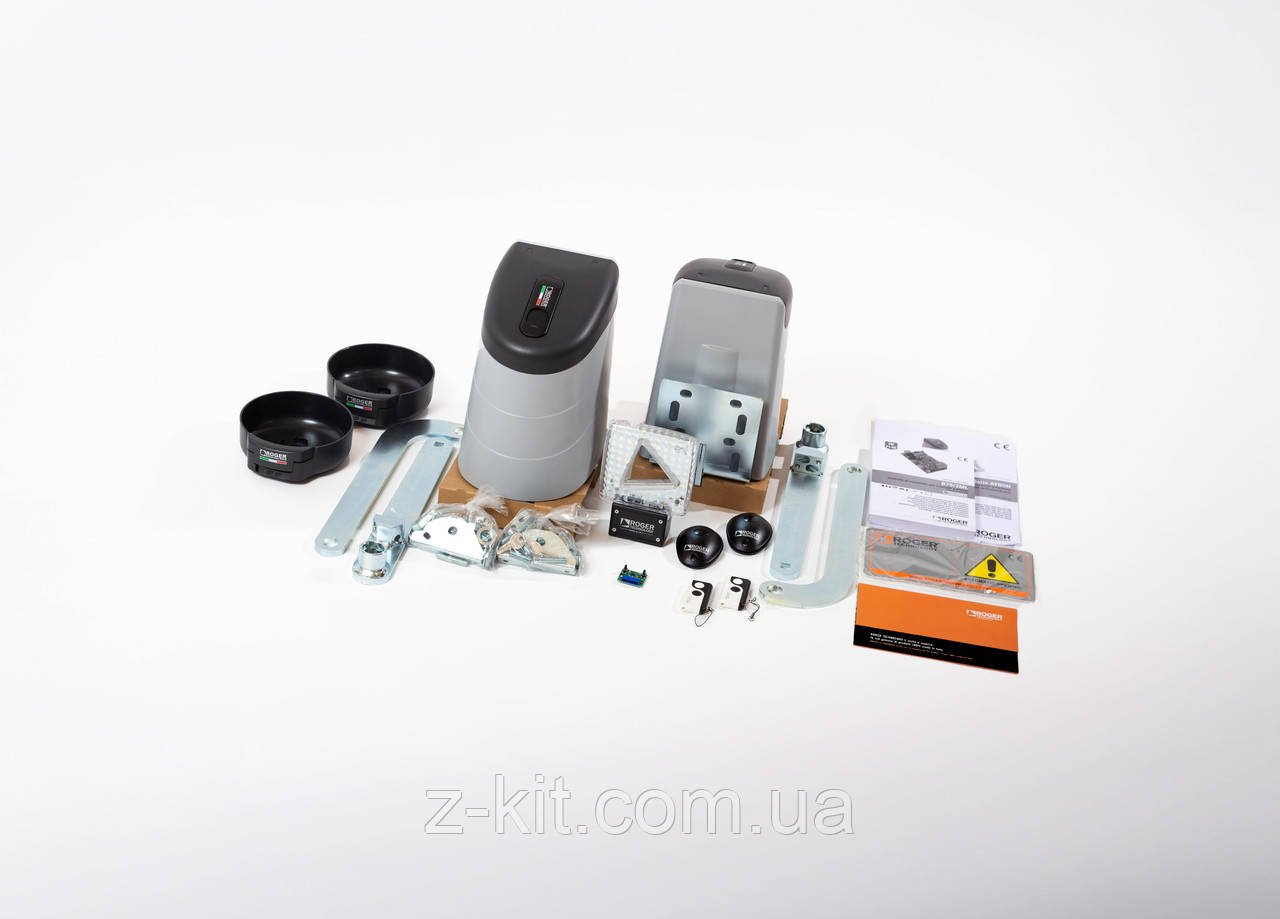 Автоматика для двостулкових воріт Roger Technology KIT AY/255/HS Brushless High Speed maxi комплект