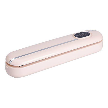 Вакууматор Vacuum Sealer HP-11-2, 300Вт, 10 пакетів у комплекті, рожевий, фото 1
