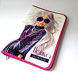 Папка для праці на змійці Апельсин А4 22,5 см*34 см "Fashion style" АП -1002, фото 5