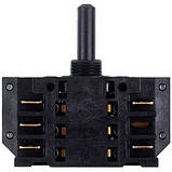 Перемикач потужності конфорок для електроплити Whirlpool 481927328384 EGO 41.32723.030, фото 5